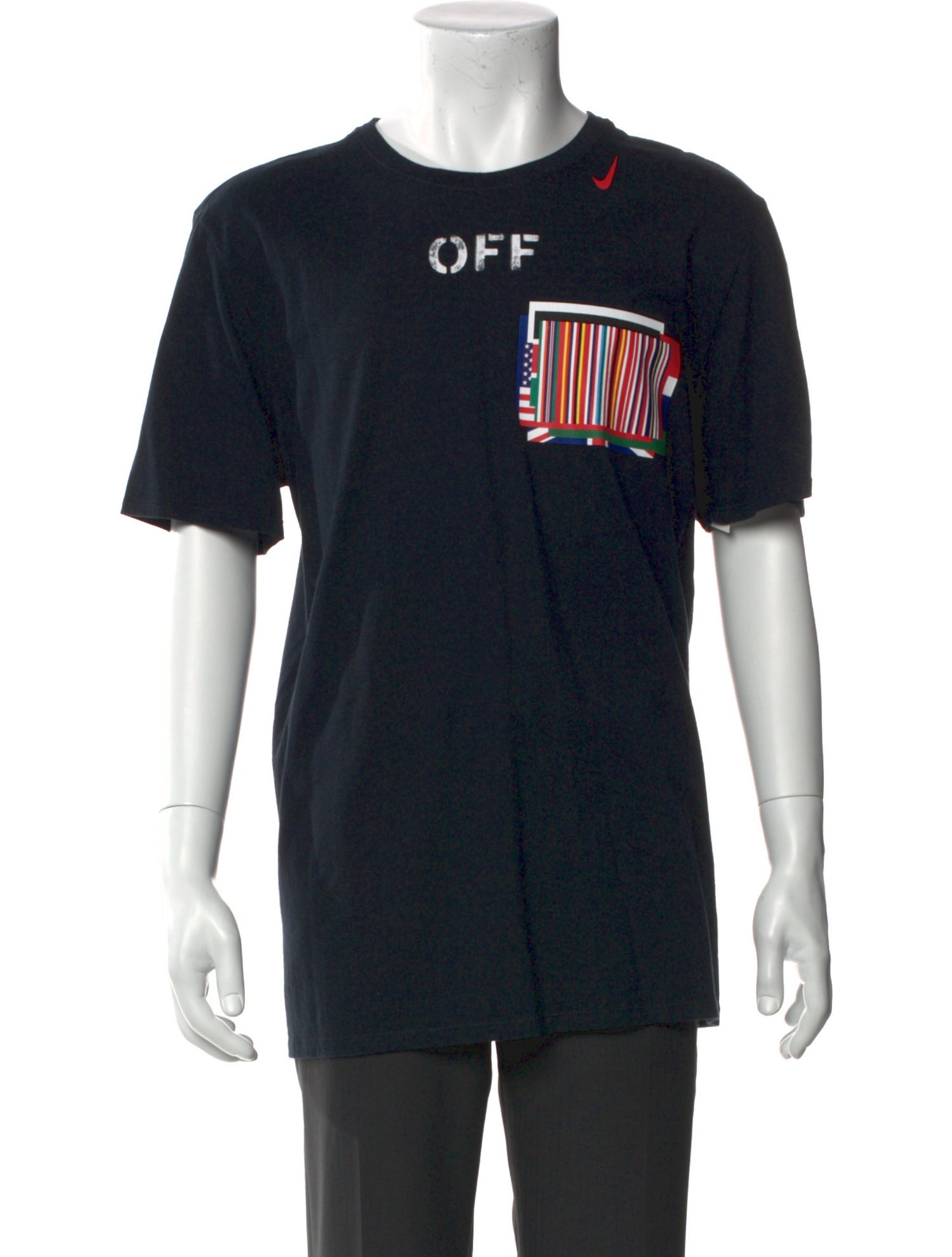 Off-White x Nike Graphic Print Crew Neck T-Shirt