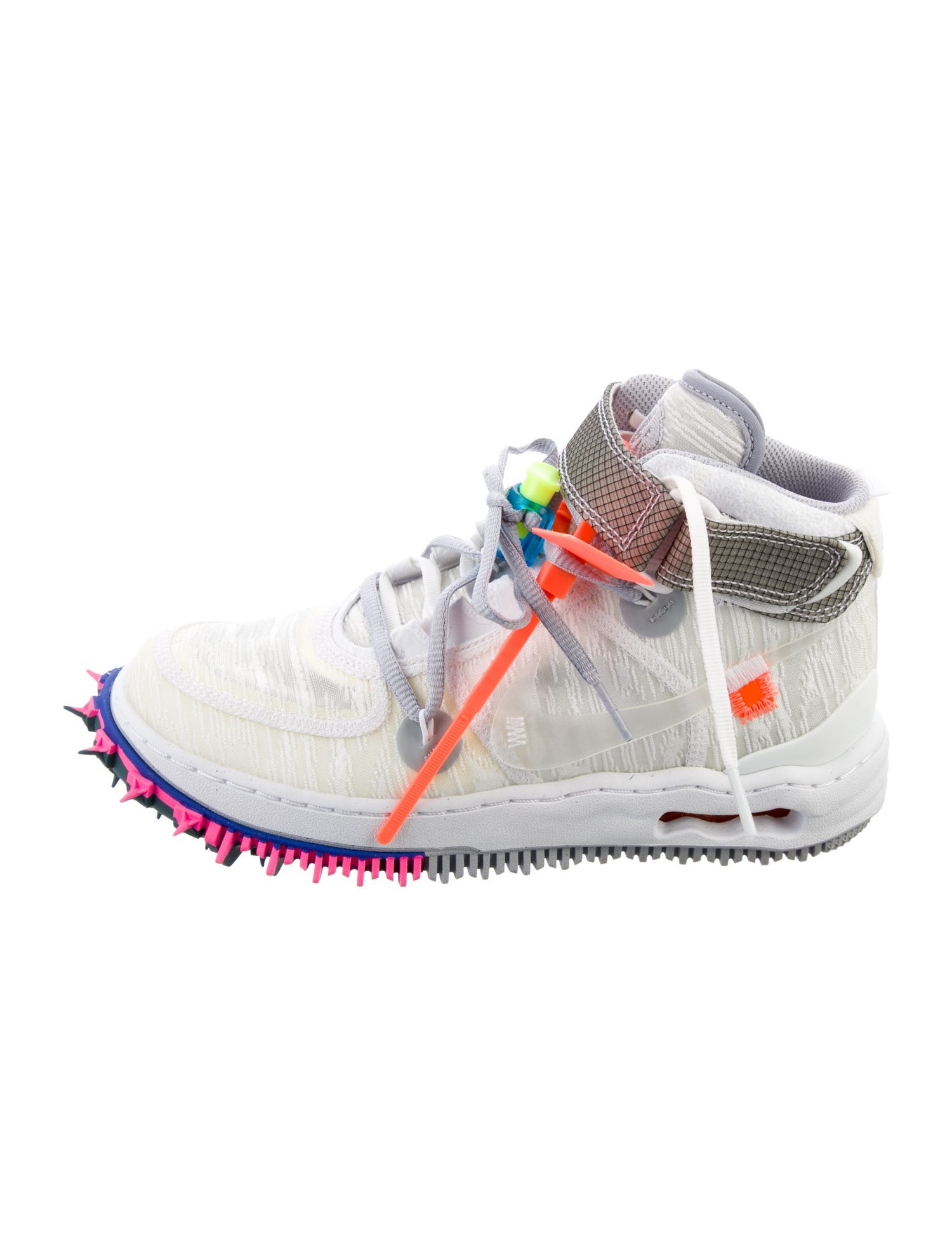 Off-White x Nike Air Force 1 Mid 'White' Sneakers