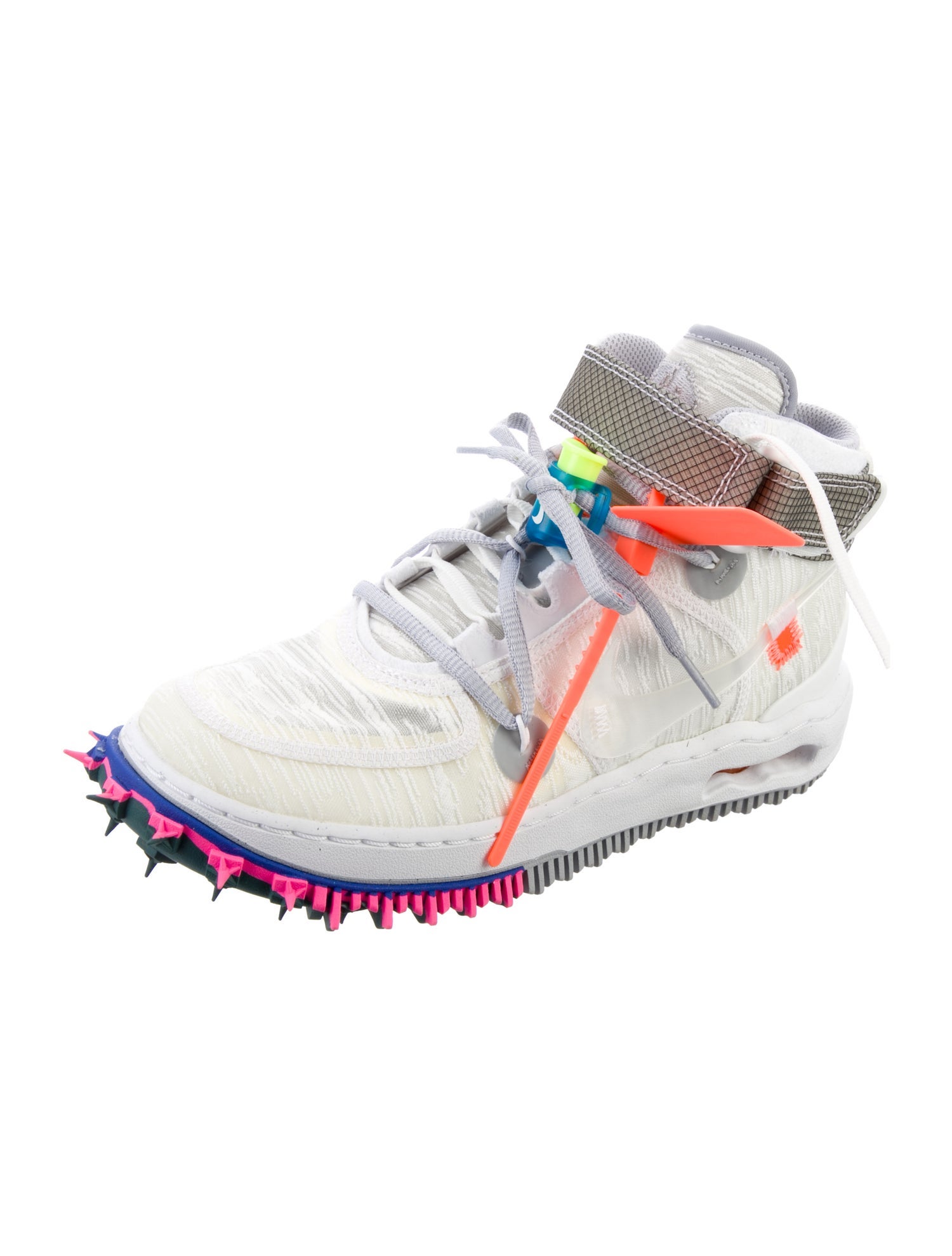 Off-White x Nike Air Force 1 Mid 'White' Sneakers