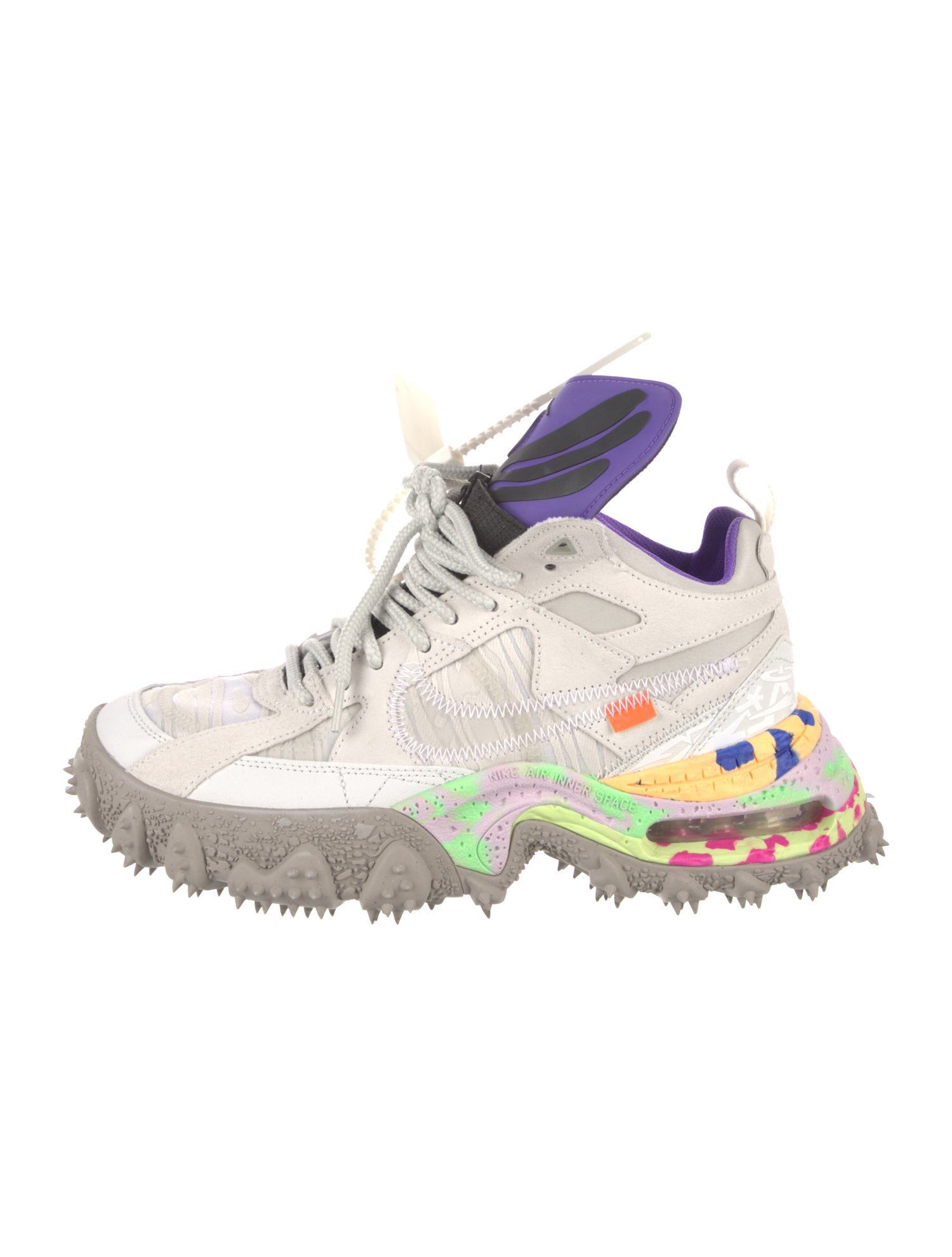 Off-White x Nike Air Terra Forma 'Summit White Psychic Purple' Sneakers