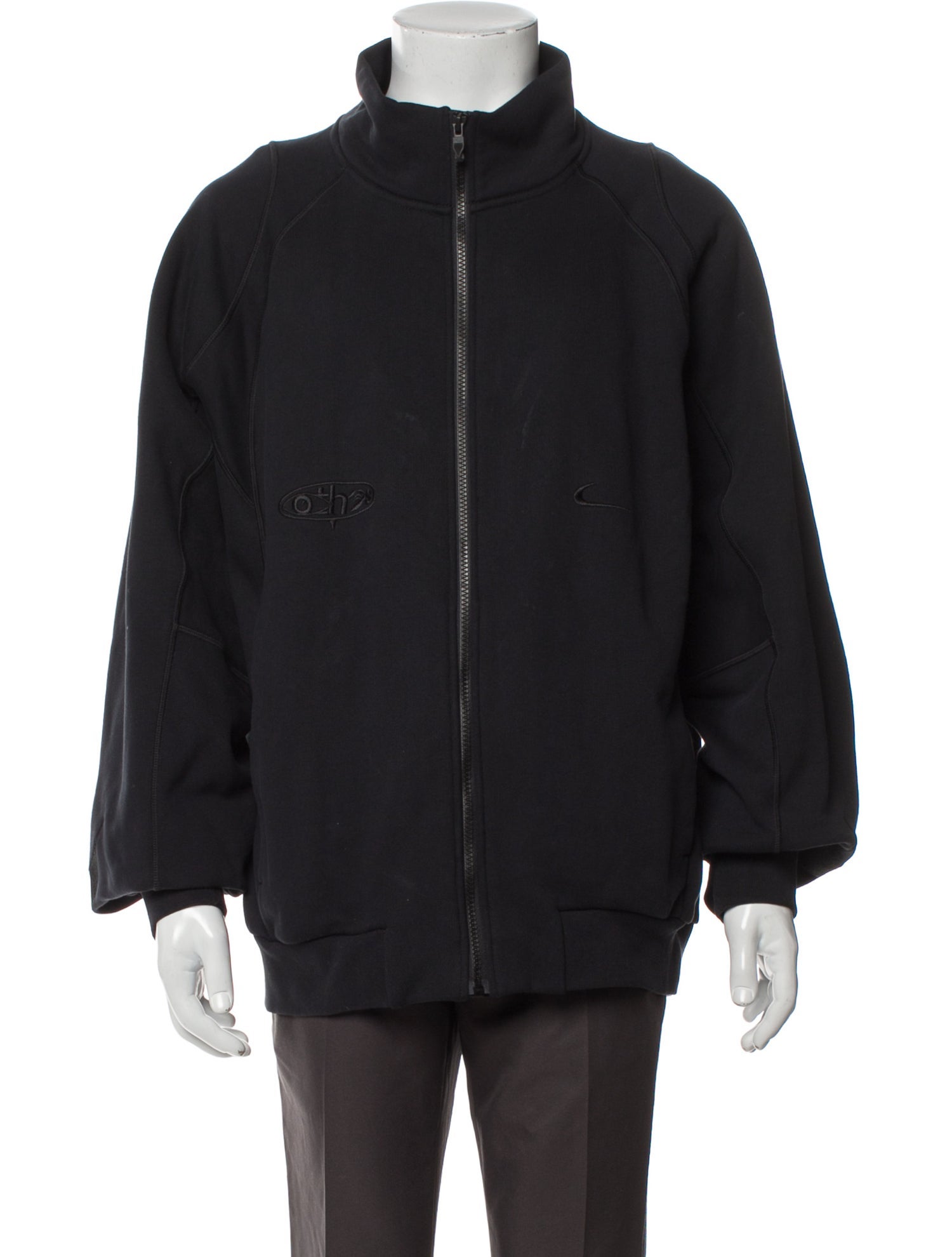 Off-White x Nike Logo ZIp Up Windbreaker