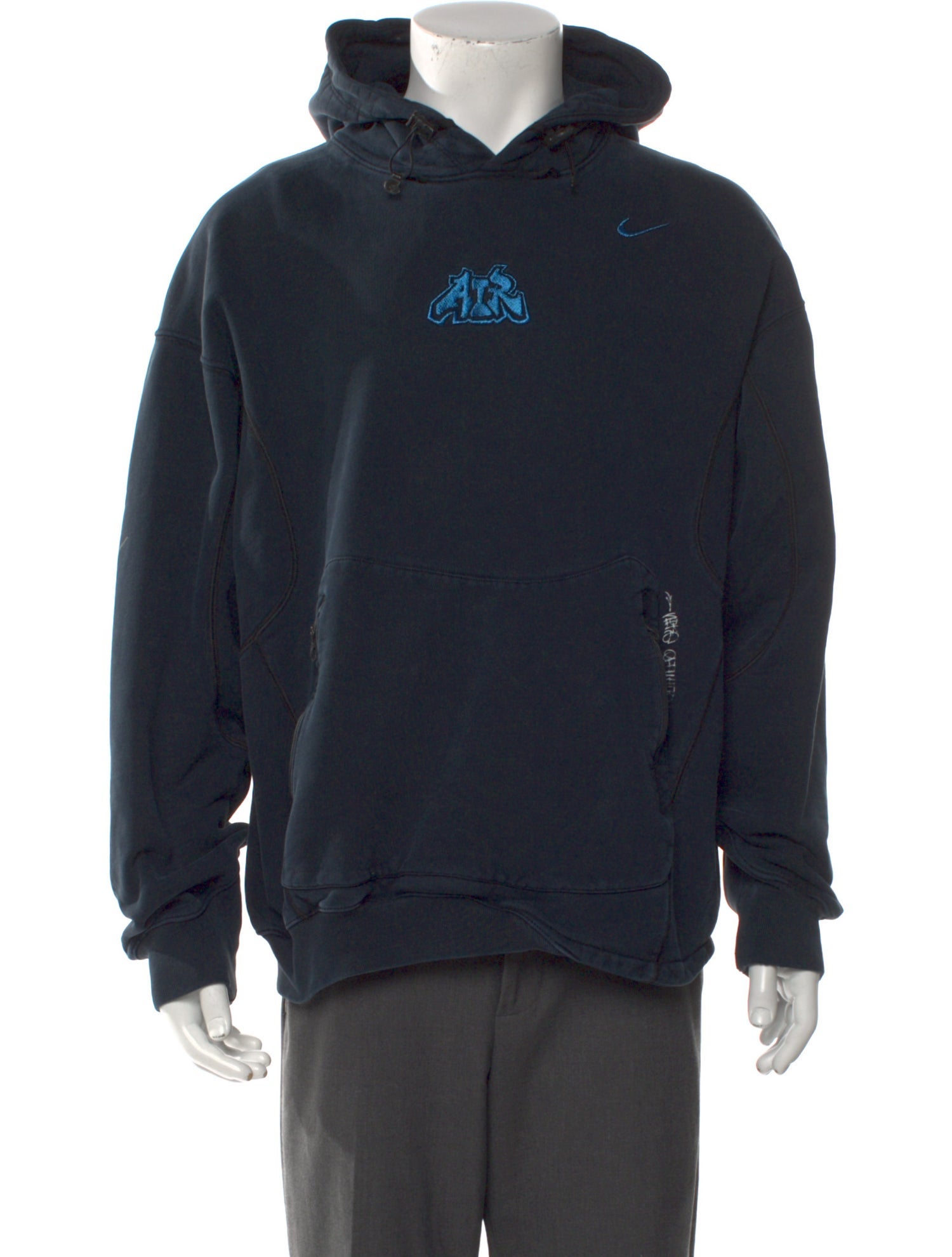 Off-White x Nike Signature Logo Graphic Print Hoodie