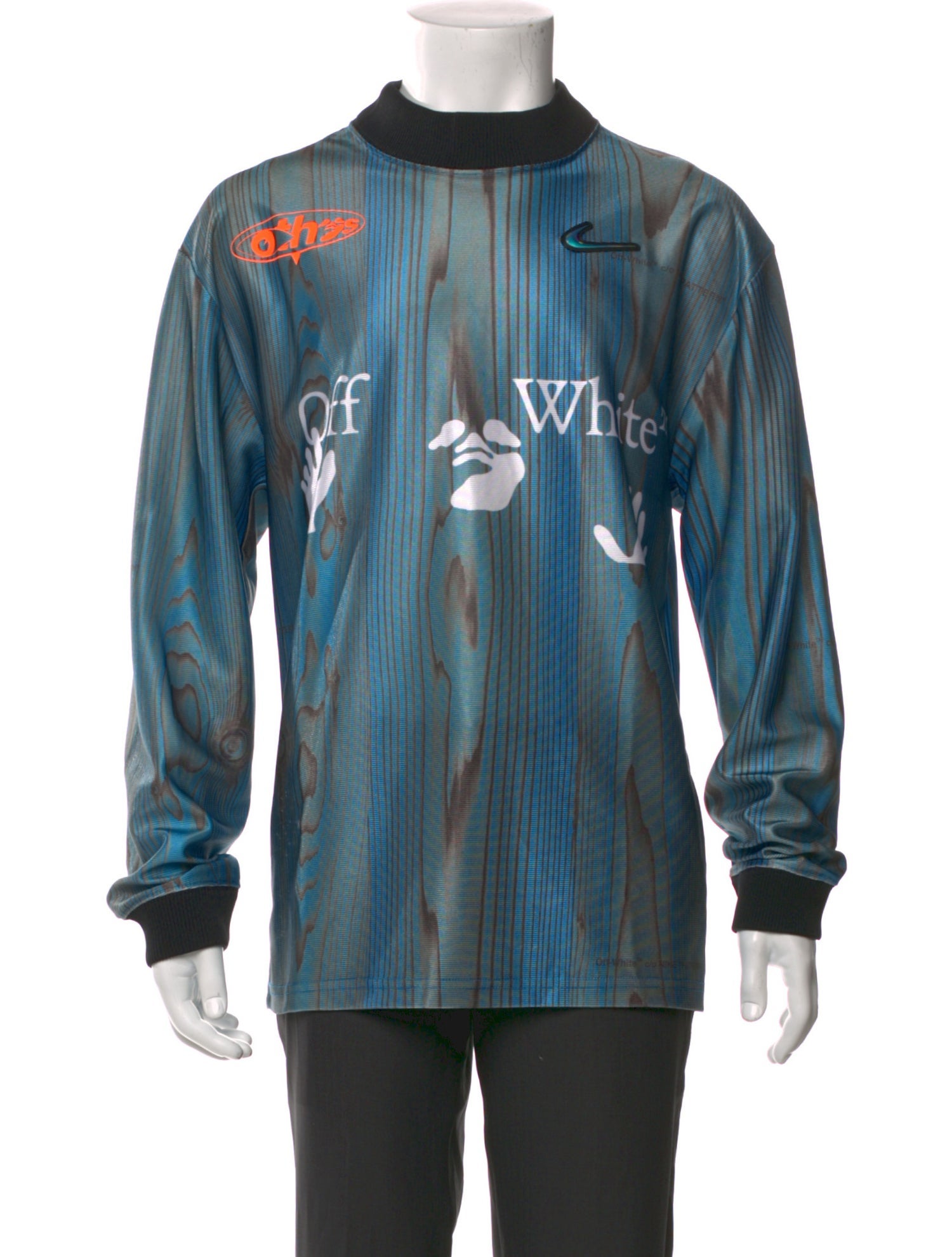 Off-White x Nike Printed Scoop Neck Henley