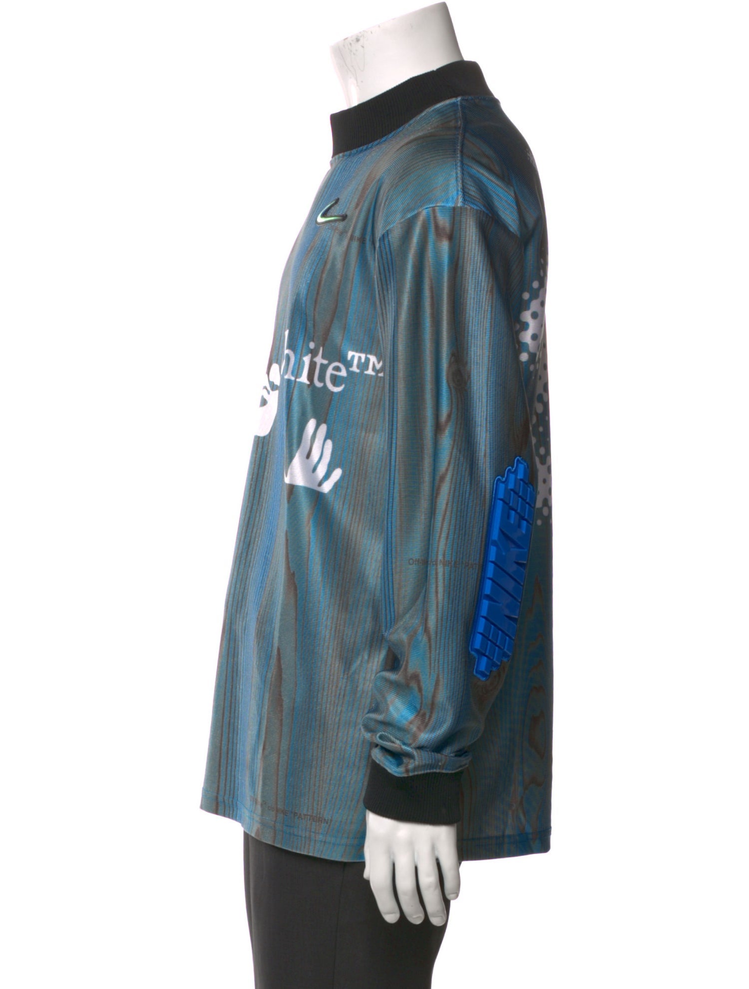 Off-White x Nike Printed Scoop Neck Henley