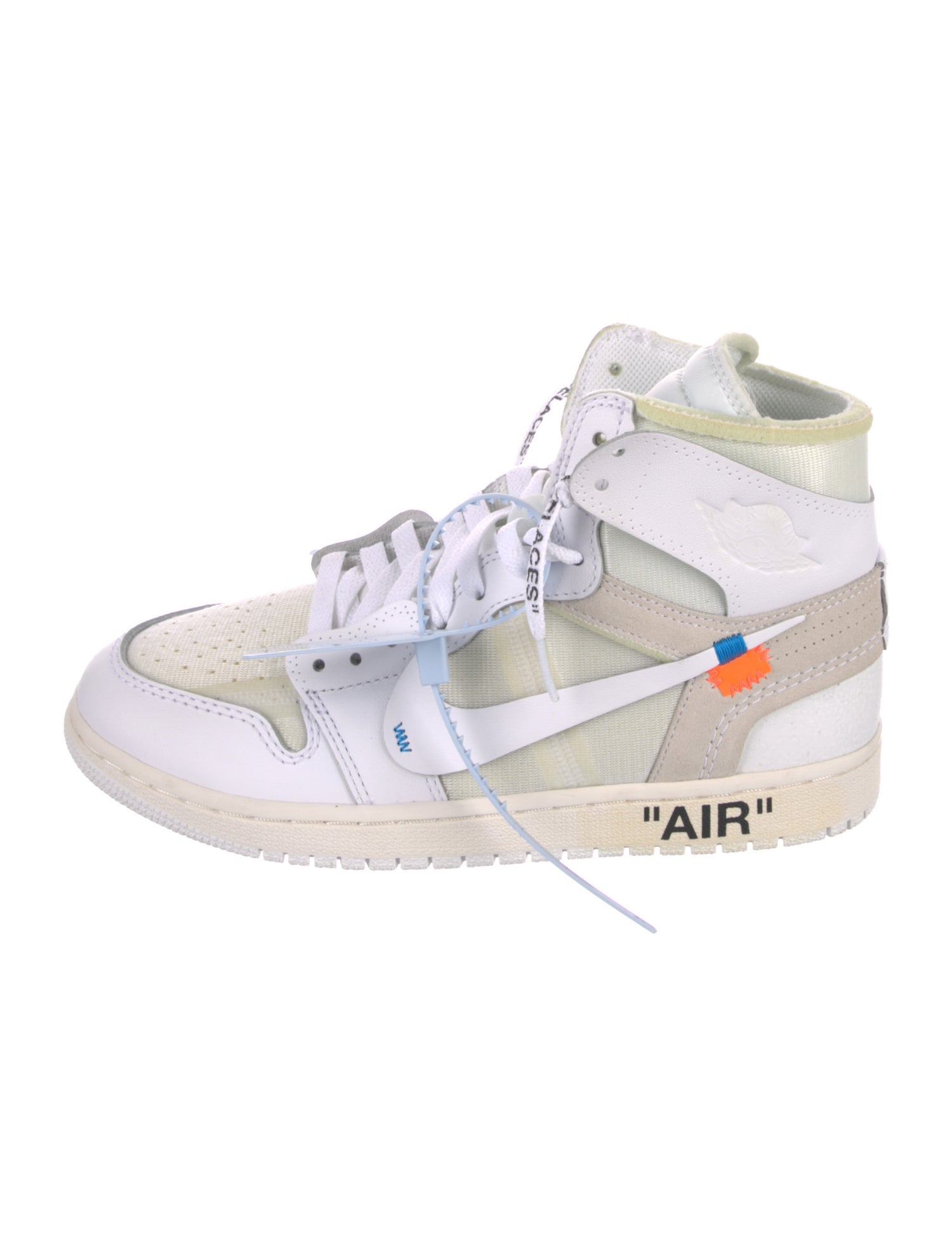 Off-White x Jordan 1 Retro High 'Euro' Sneakers