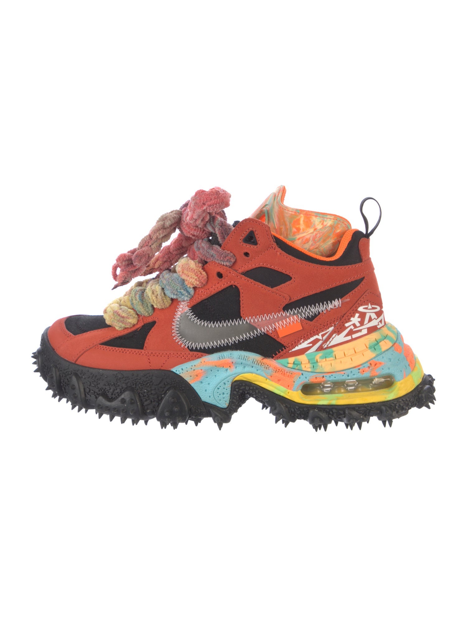 Off-White x Nike Air Terra Forma 'Mantra Orange' Chunky Sneakers