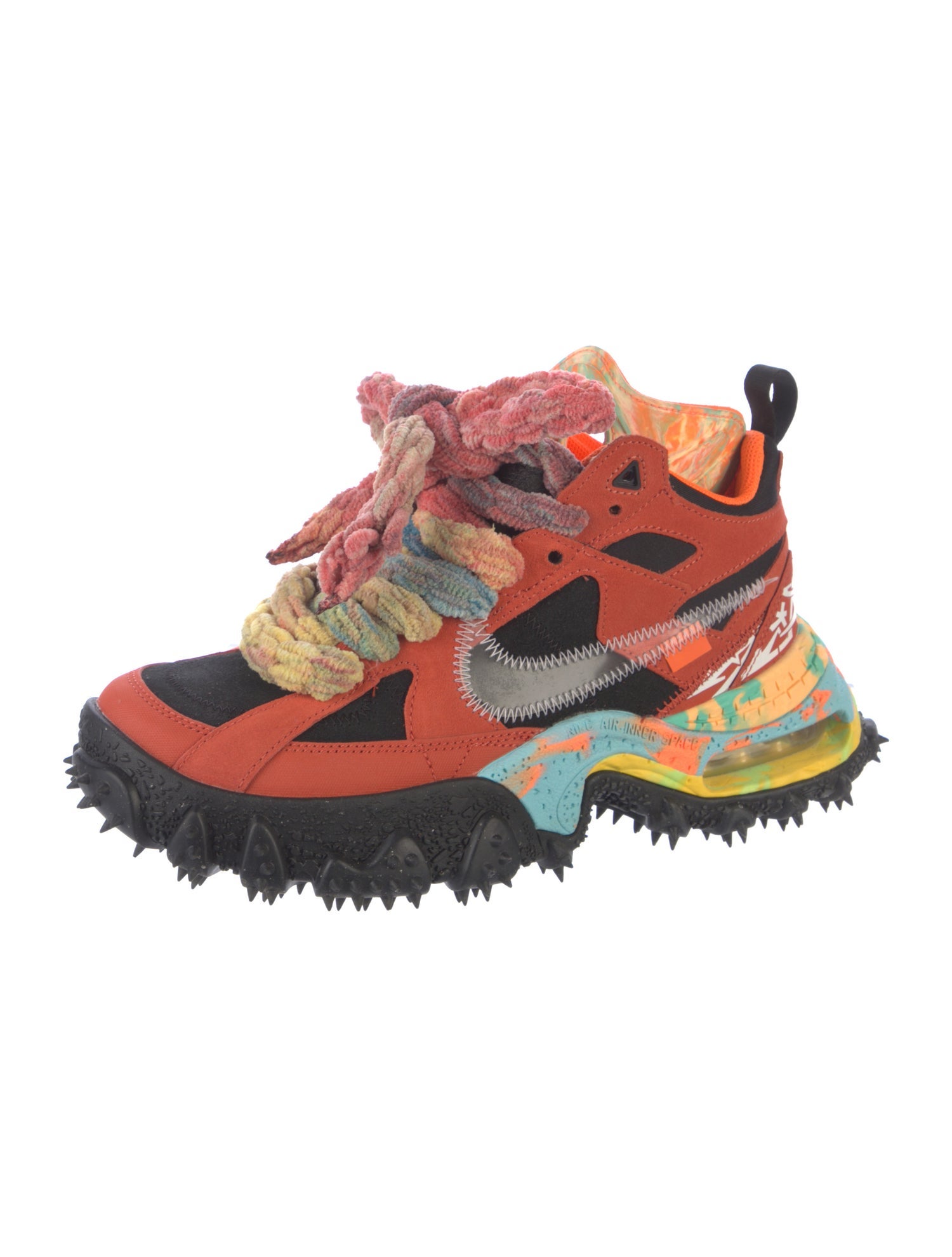Off-White x Nike Air Terra Forma 'Mantra Orange' Chunky Sneakers