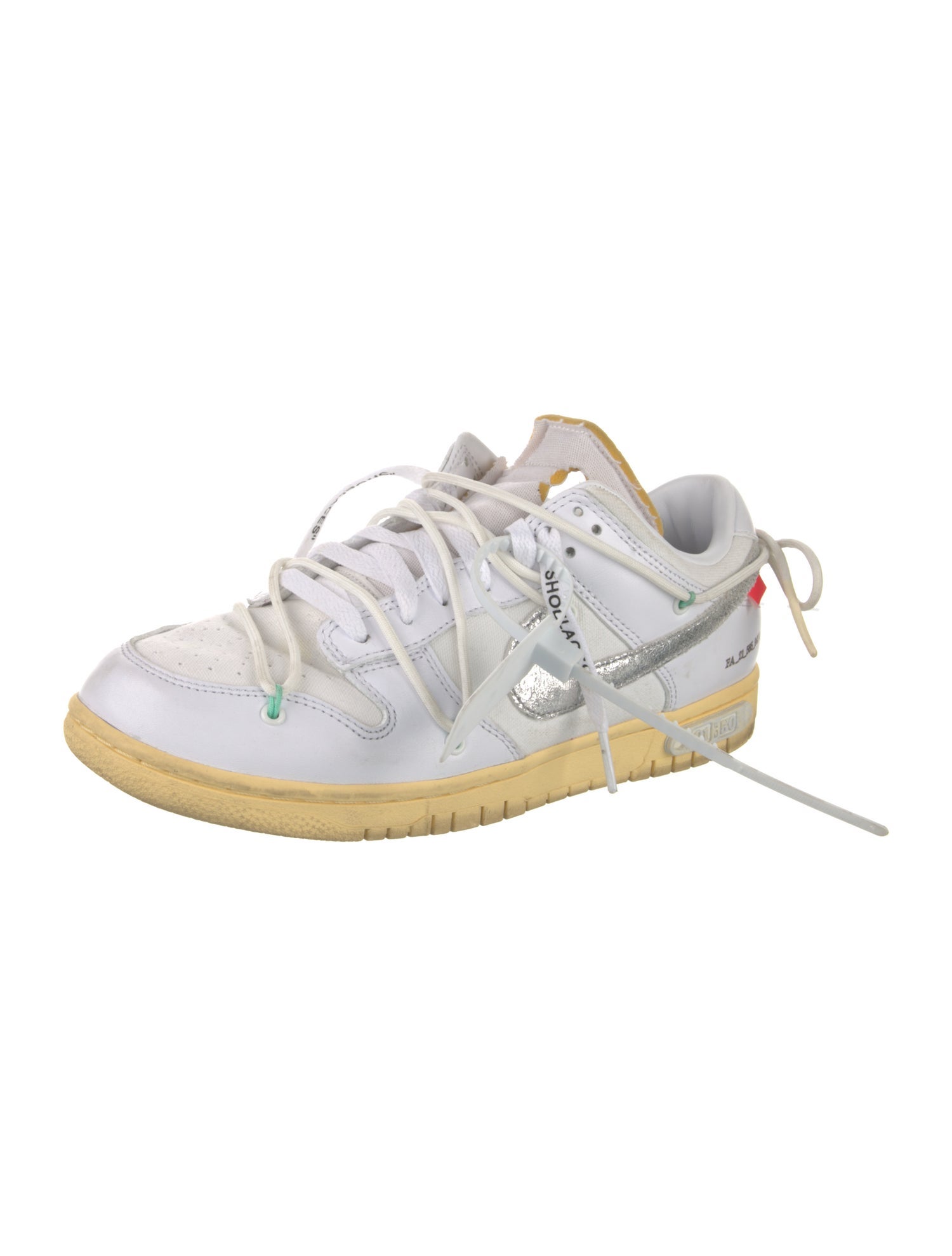 Off-White x Nike Dunk Low 'LOT 1' Sneakers