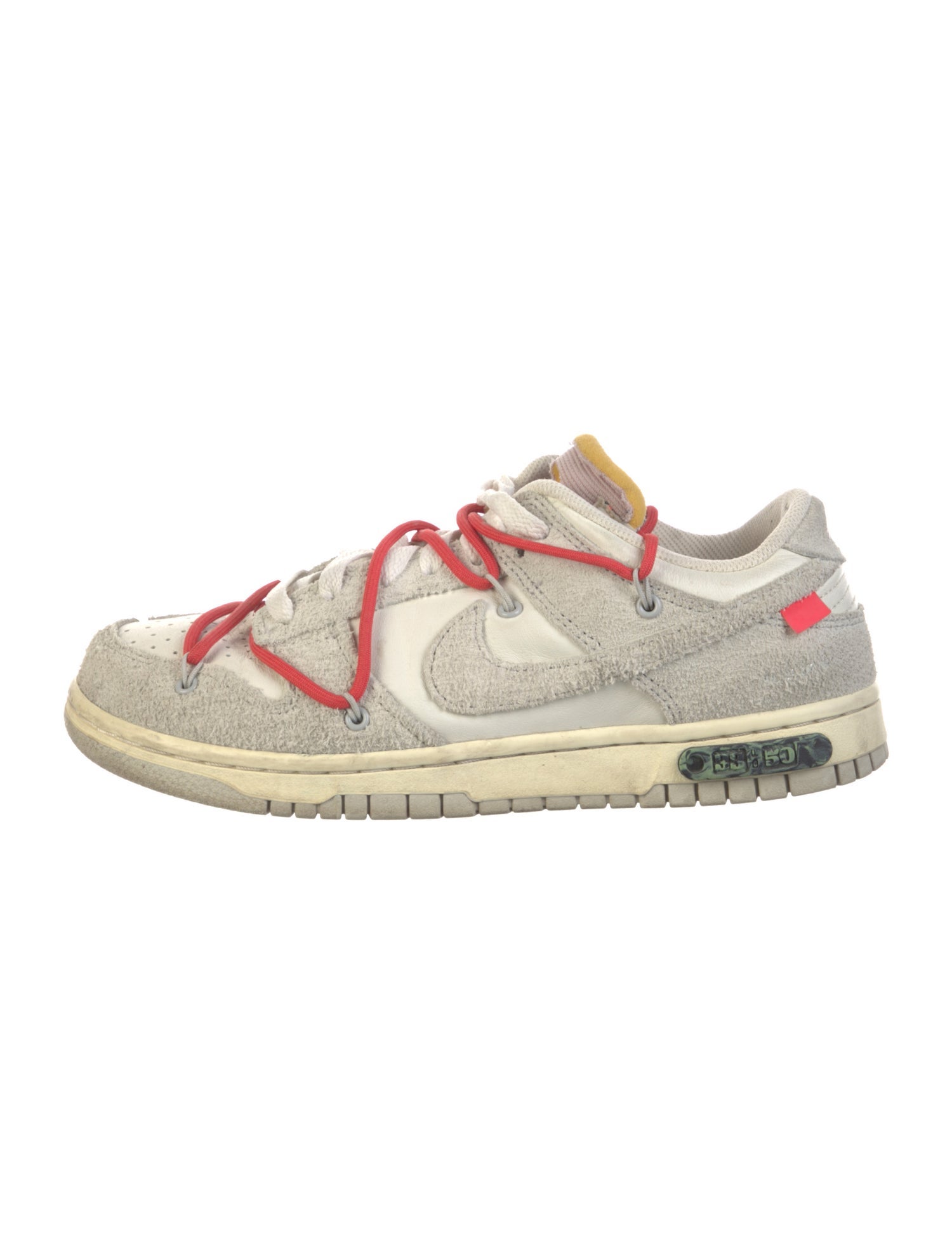 Off-White x Nike Dunk Low 'Lot 33' Athletic Sneakers
