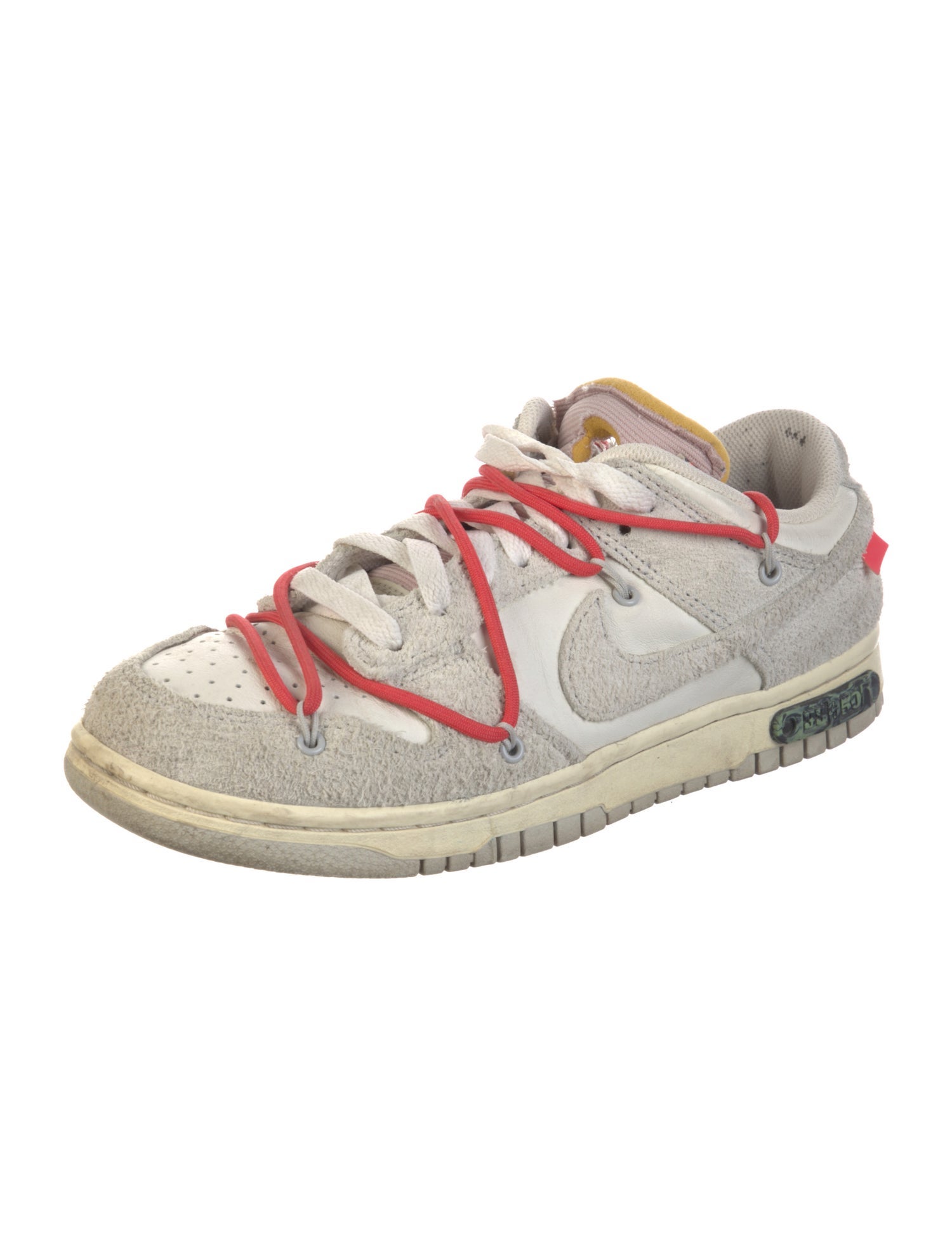 Off-White x Nike Dunk Low 'Lot 33' Athletic Sneakers