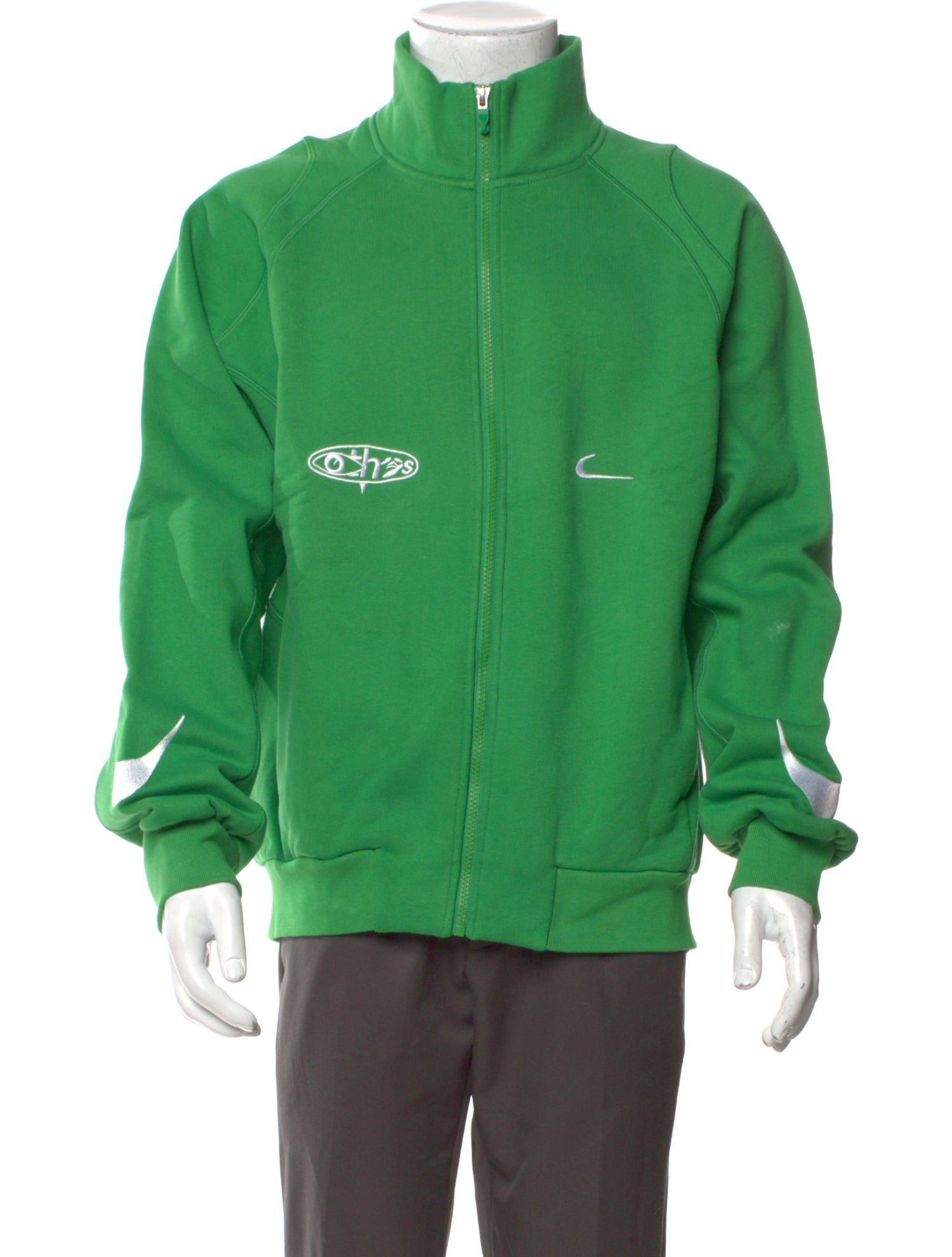 Off-White x Nike 2023 Track Jacket MC Kelly Green Virgil 23 Sweatshirt w/ Tags