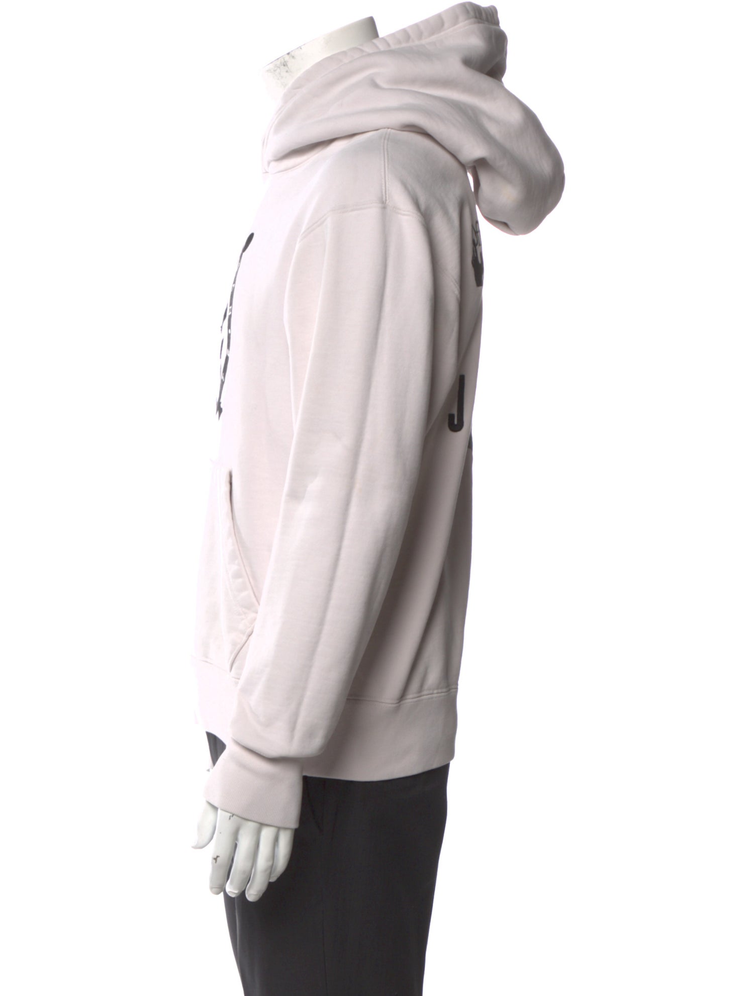 Off-White x Jordan Graphic Print Crew Neck Hoodie