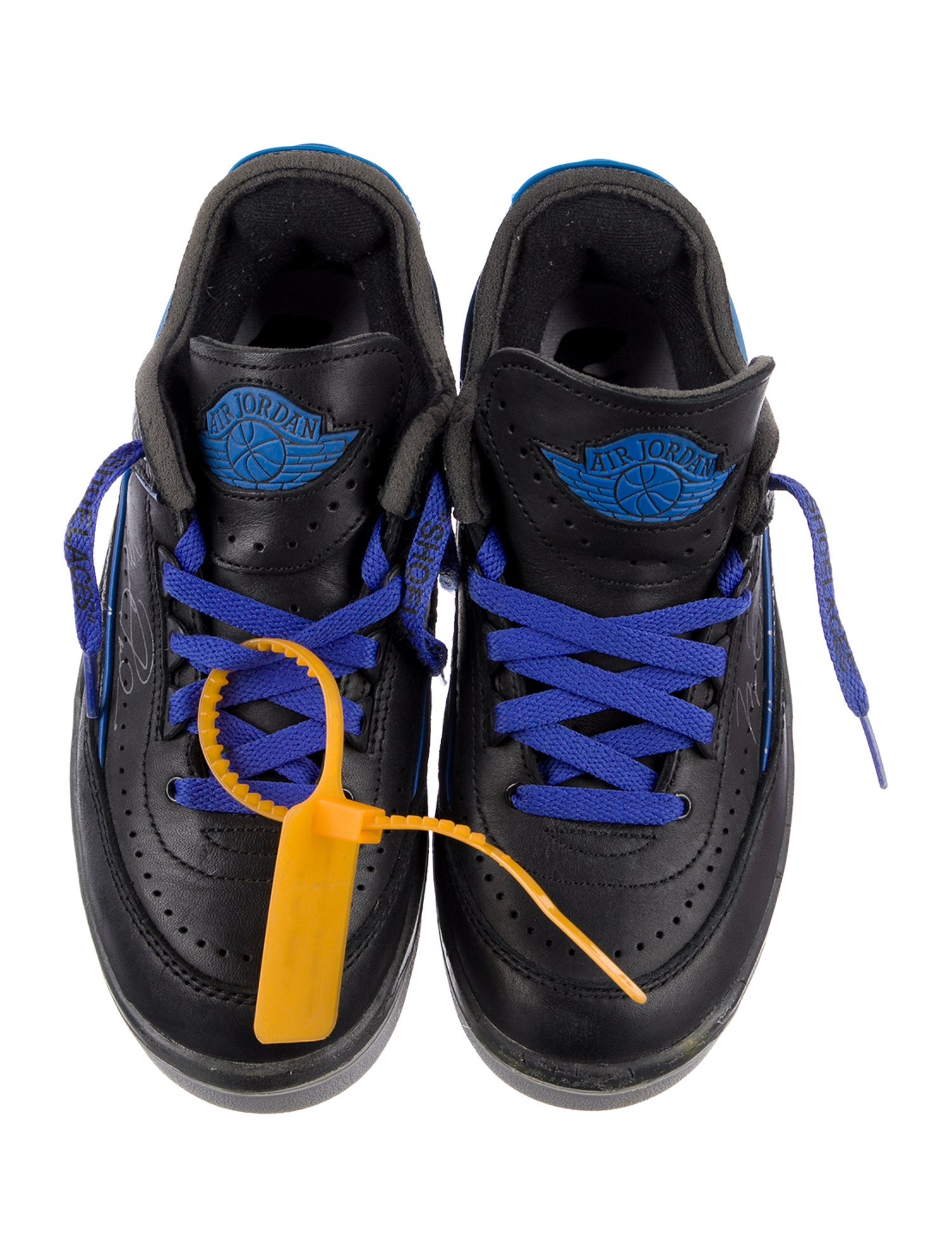 Off-White x Jordan Leather Printed Sneakers