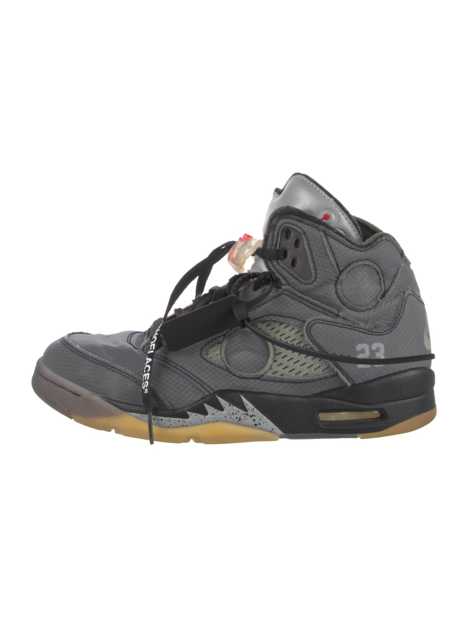 Off-White x Jordan 5 Retro Off-White Muslin Sneakers