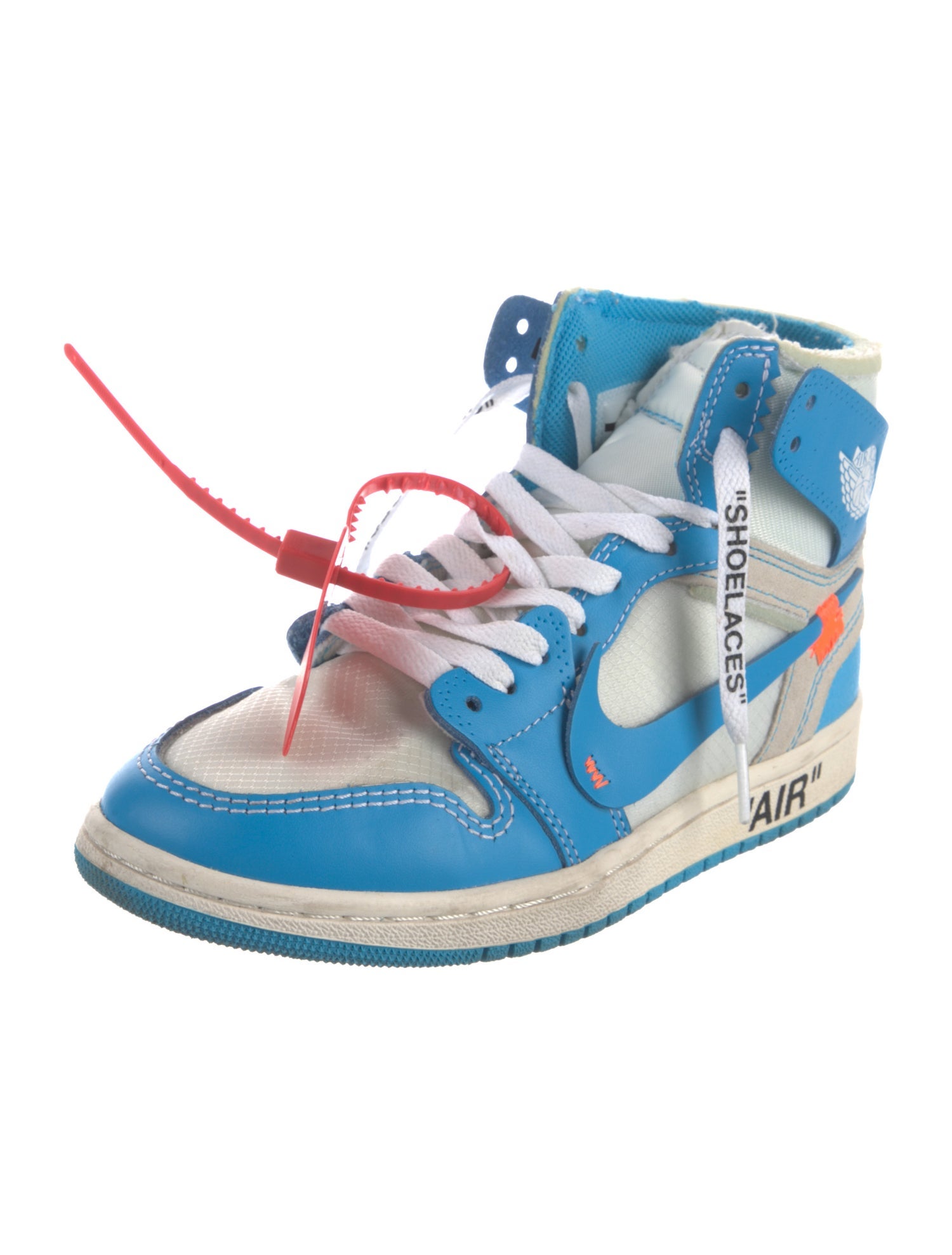 Off-White x Jordan 1 Retro High UNC Sneakers