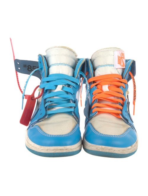 Off-White x Jordan 1 Retro High 'University Blue' Sneakers