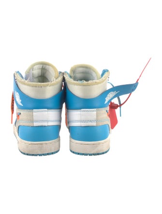 Off-White x Jordan 1 Retro High 'University Blue' Sneakers