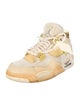 Off-White x Jordan 4 Retro 'Sail' Athletic Sneakers