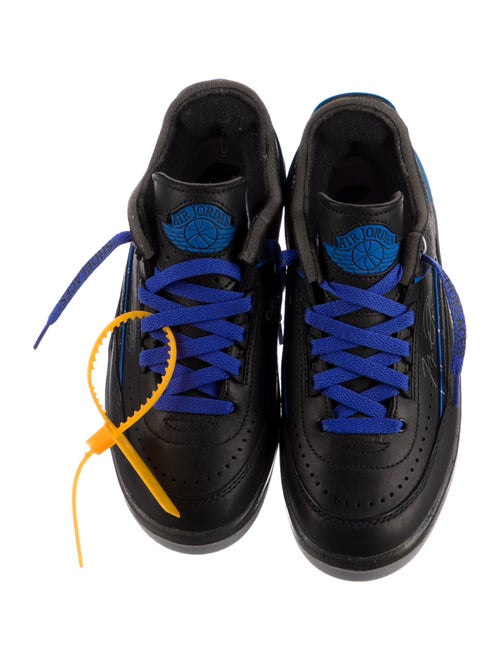 Off-White x Jordan 2 Retro Low SP Black Blue Sneakers