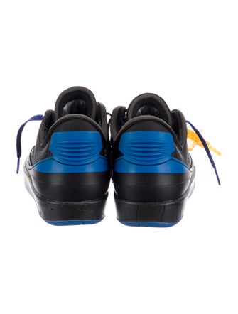 Off-White x Jordan 2 Retro Low SP Black Blue Sneakers