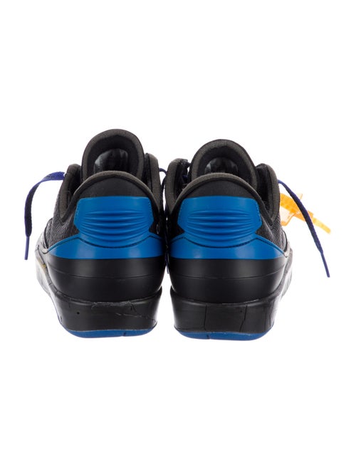 Off-White x Jordan 2 Retro Low SP Black Blue Sneakers