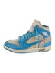 Off-White x Jordan 1 Retro High University Blue Sneakers
