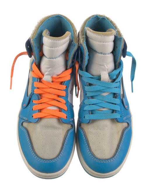 Off-White x Jordan 1 Retro High University Blue Sneakers