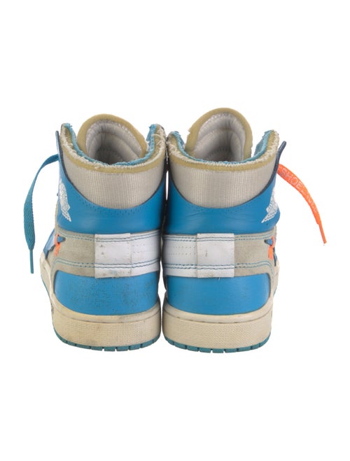 Off-White x Jordan 1 Retro High University Blue Sneakers