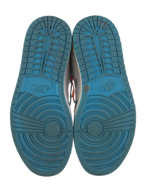 Off-White x Jordan 1 Retro High University Blue Sneakers