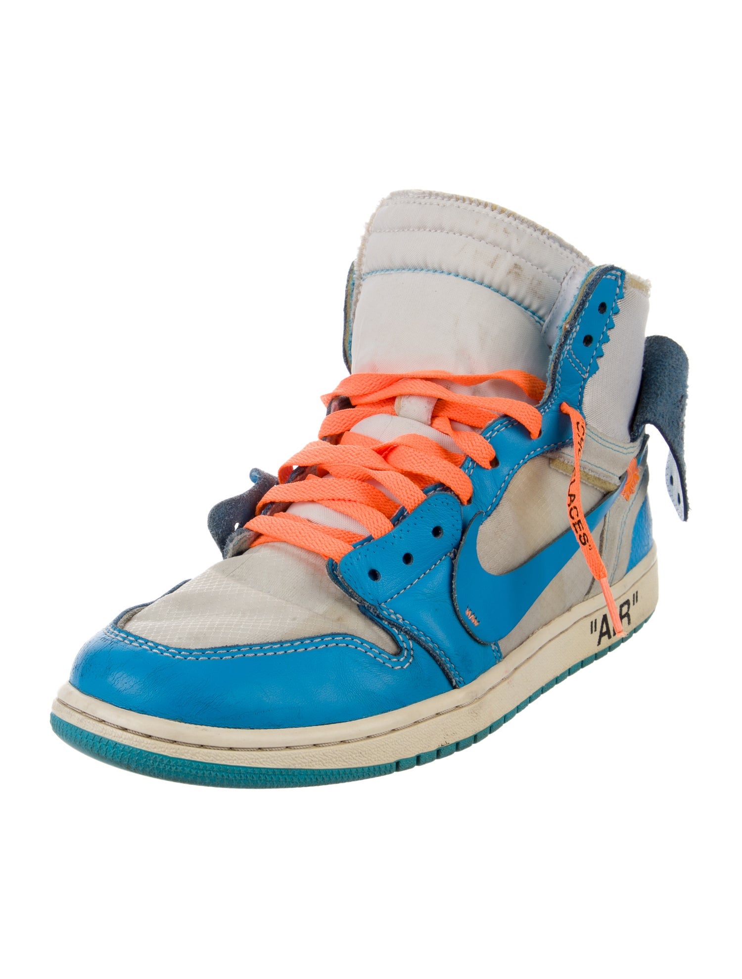Off-White x Jordan 1 Retro High 'University Blue' Sneakers