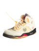 Off-White x Jordan 5 Retro 'Sail' Sneakers