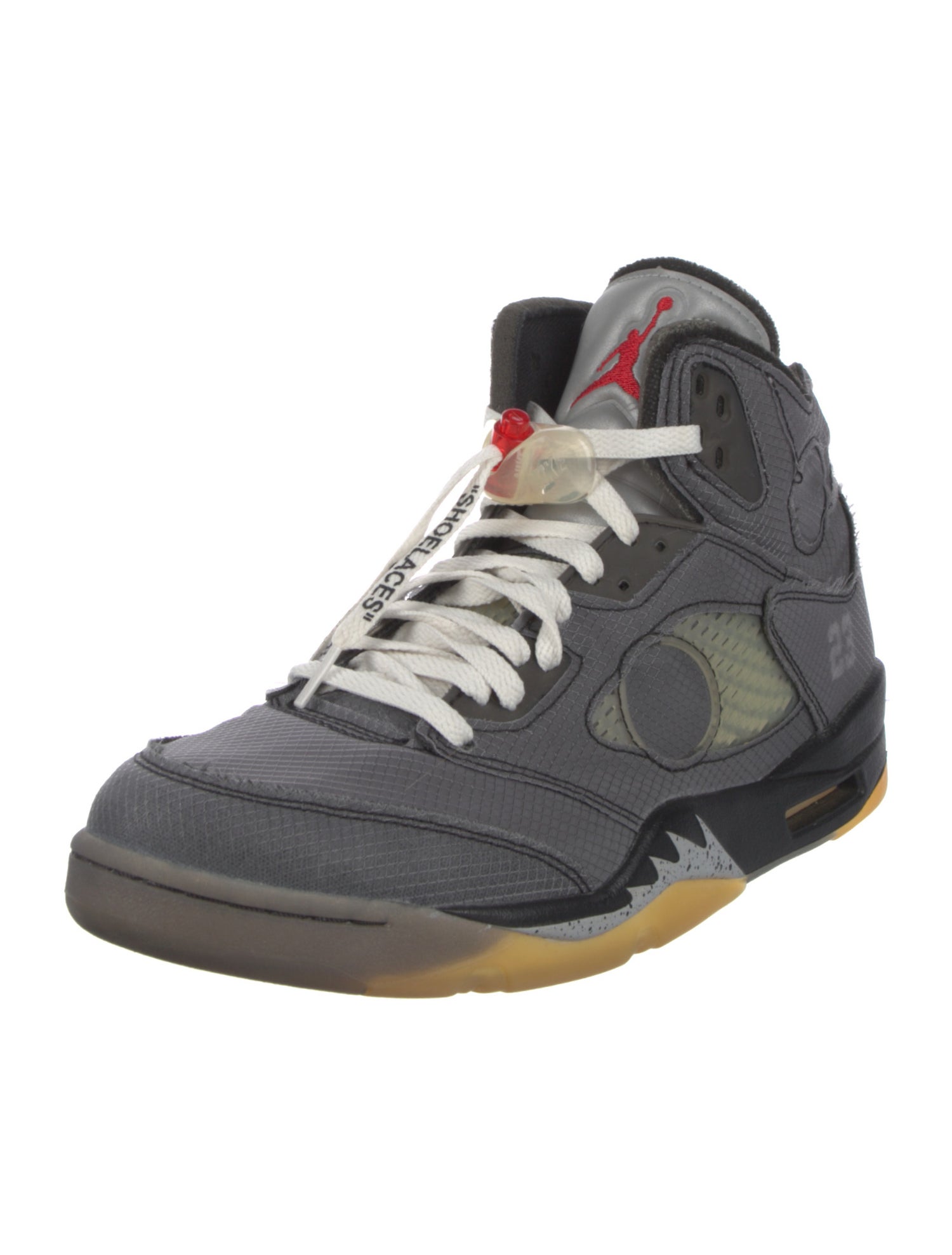 Off-White x Jordan 5 Retro 'Muslin' Sneakers