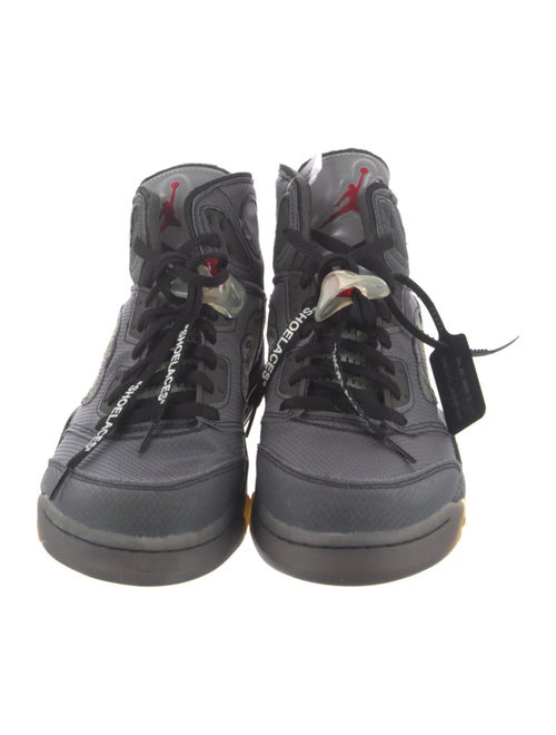 Off-White x Jordan 5 Retro 'Muslin' Sneakers