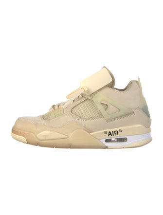 Off-White x Jordan 4 Retro 'Sail' (W) Wedge Sneakers