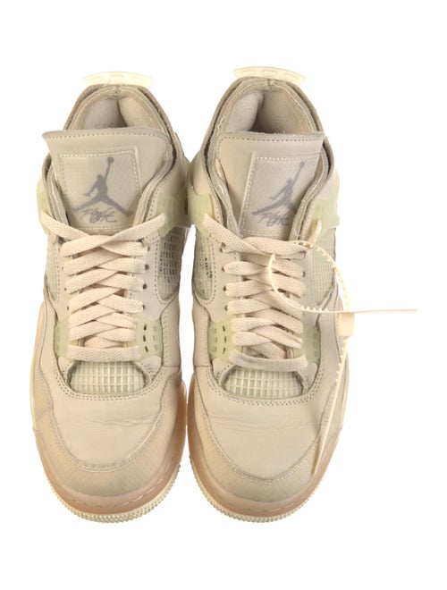Off-White x Jordan 4 Retro 'Sail' (W) Wedge Sneakers