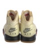 Off-White x Jordan 5 Retro 'Sail' Sneakers