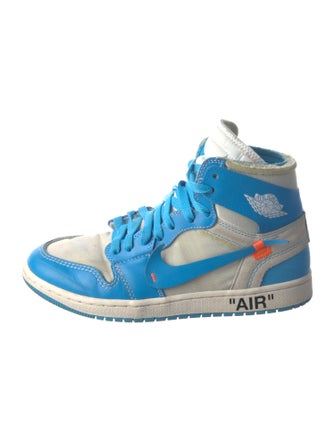 Off-White x Jordan 1 Retro High 'University Blue' Sneakers