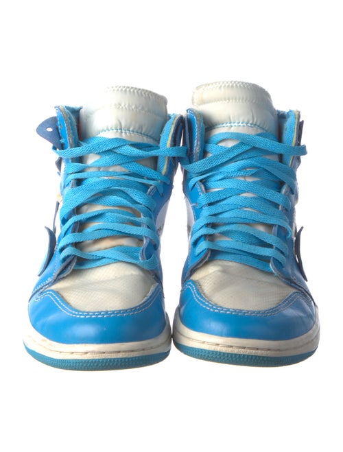 Off-White x Jordan 1 Retro High 'University Blue' Sneakers