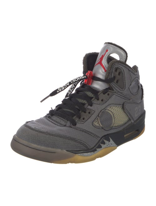 Off-White x Jordan 5 Retro 'Muslin' Sneakers