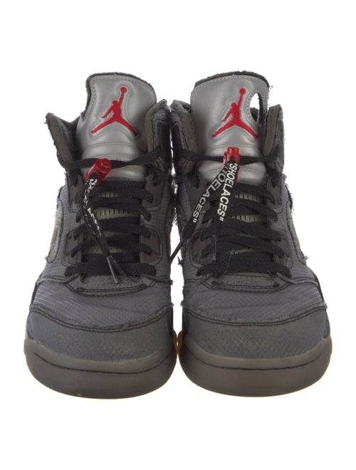 Off-White x Jordan 5 Retro 'Muslin' Sneakers