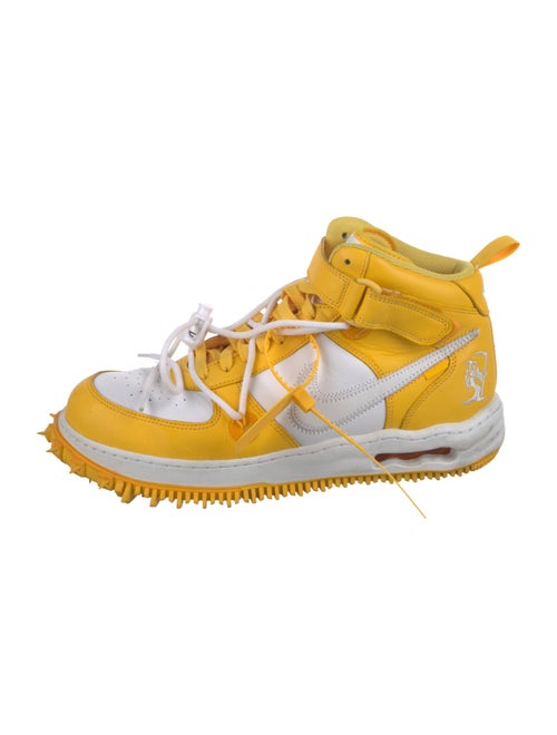 Off-White x Jordan Air Force 1 Mid SP 'Varsity Maize' Sneakers