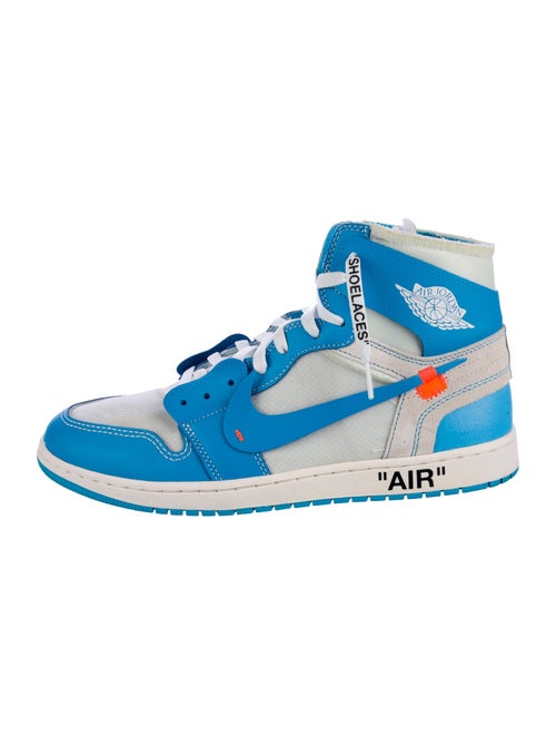 Off-White x Jordan 1 Retro High 'University Blue' Sneakers