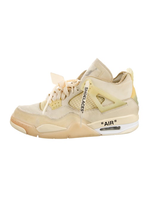 Off-White x Jordan 4 Retro 'Sail' (W) Wedge Sneakers