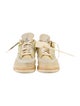 Off-White x Jordan 4 Retro 'Sail' (W) Wedge Sneakers