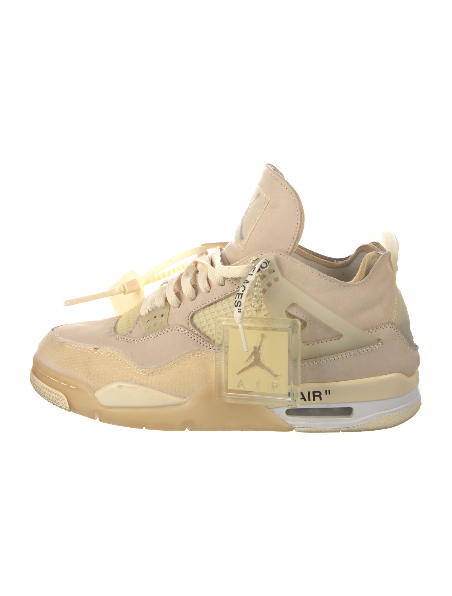 Off-White x Jordan 4 Retro 'Sail' (W) Sneakers