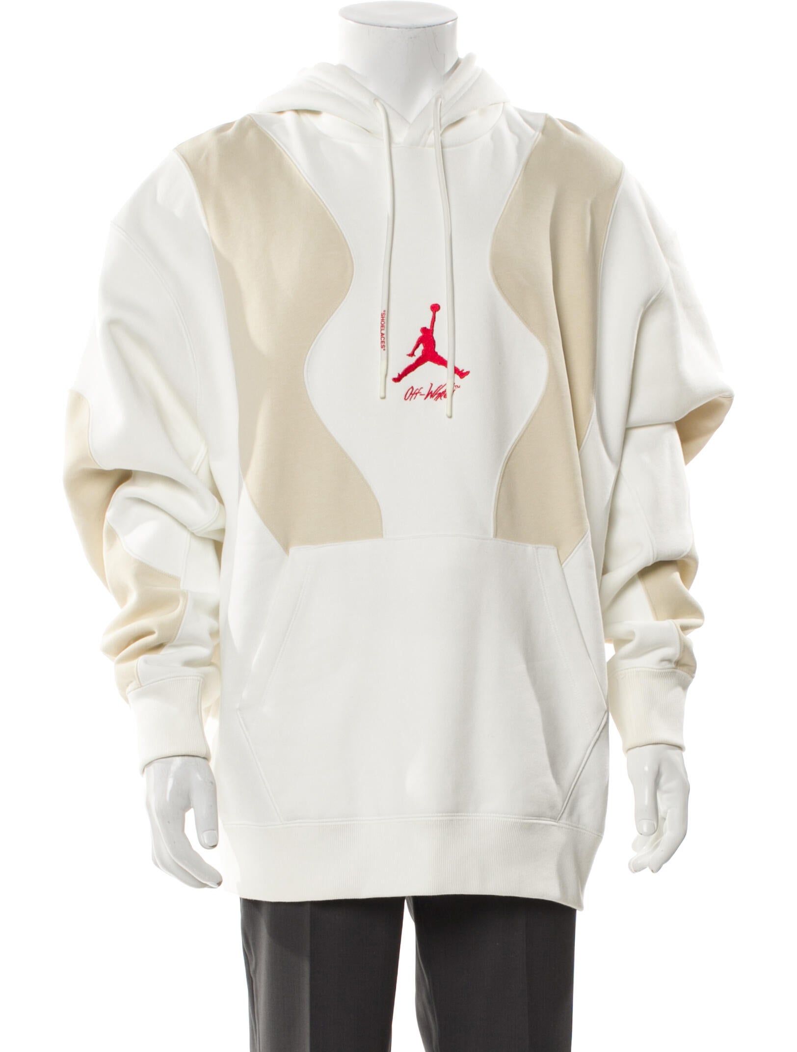 Off-White x Jordan 2020 Colorblock Pattern Hoodie
