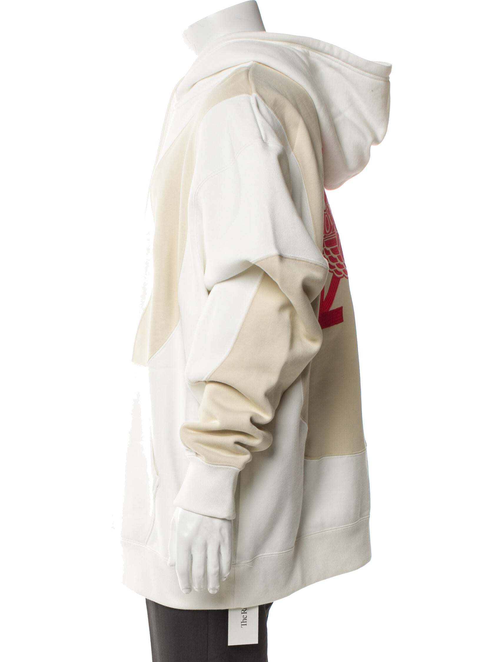 Off-White x Jordan 2020 Colorblock Pattern Hoodie