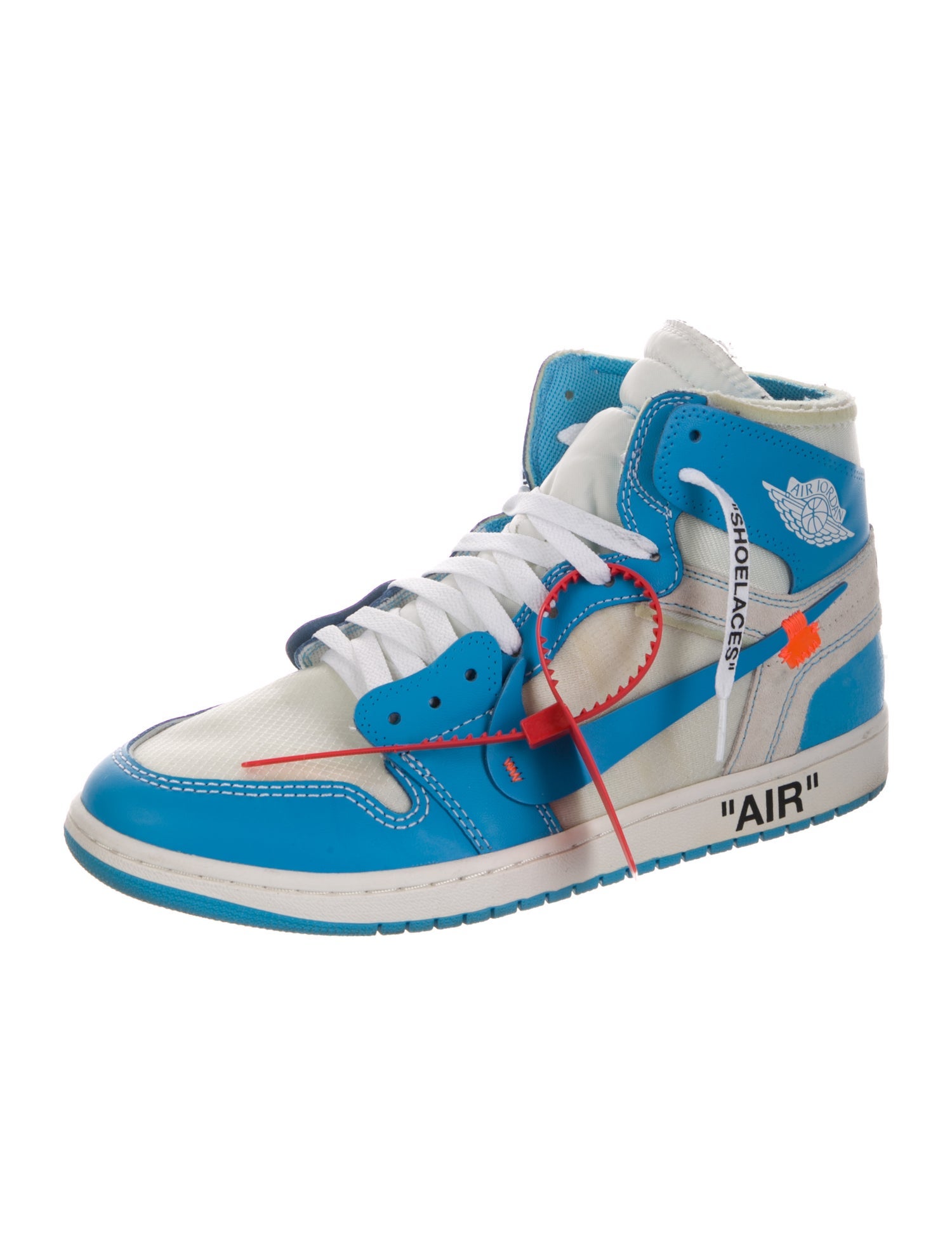 Off-White x Jordan 1 Retro NRG 'UNC' Sneakers