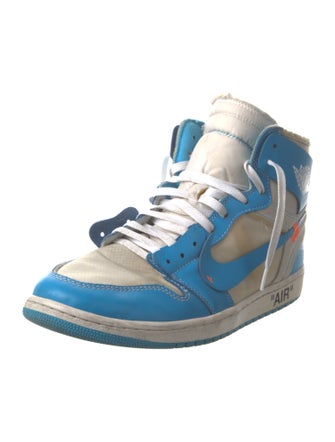 Off-White x Jordan 1 Retro High 'University Blue' Sneakers