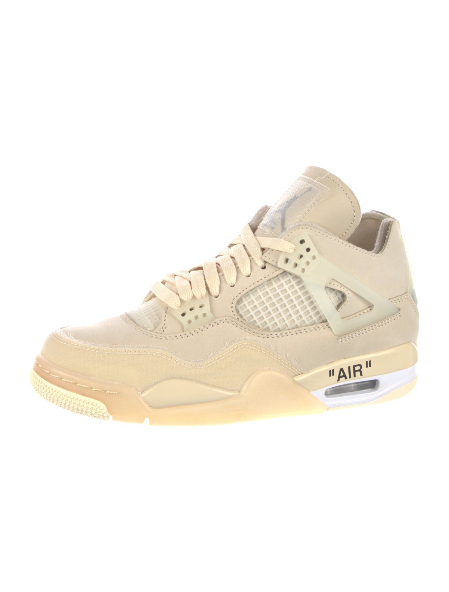 Off-White x Jordan 4 Retro Sail (W) Wedge Sneakers